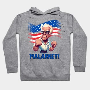 Comic book Angry Biden Malarkey Hoodie